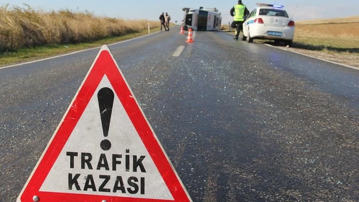 Trafik kazasında 2 kişi yaralandı