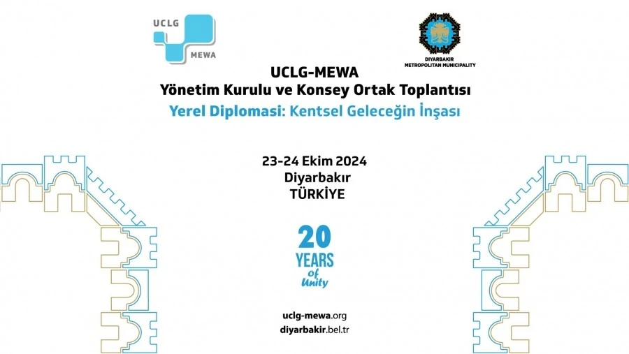 UCLG-MEWA toplantısı düzenlenecek