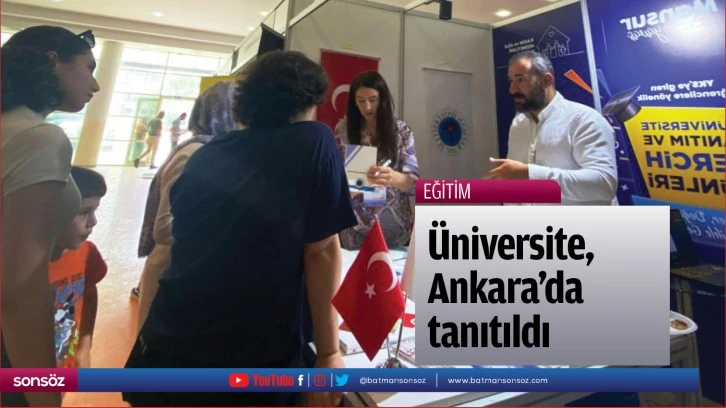 Üniversite, Ankara’da tanıtıldı