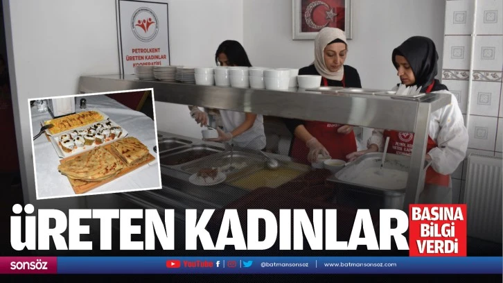 Üreten kadınlar, basına bilgi verdi