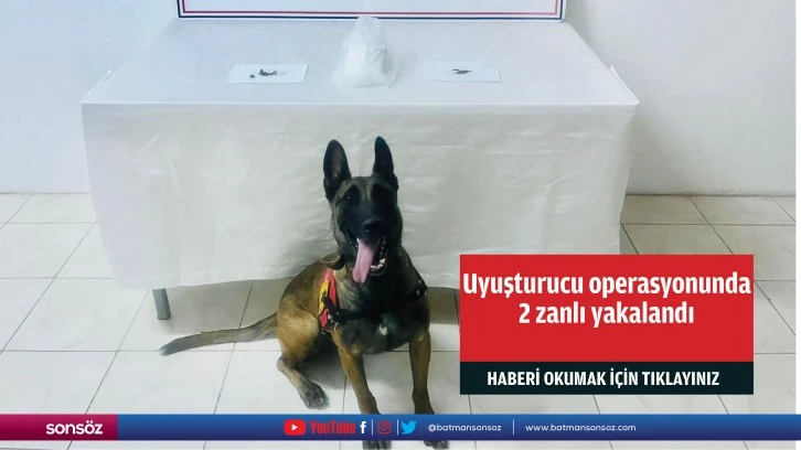 Uyuşturucu operasyonunda 2 zanlı yakalandı