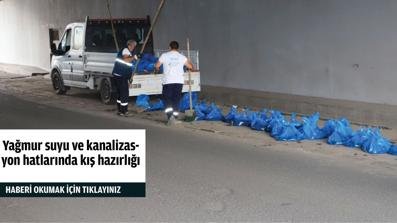 Yağmur suyu ve kanalizasyon hatlarında kış hazırlığı