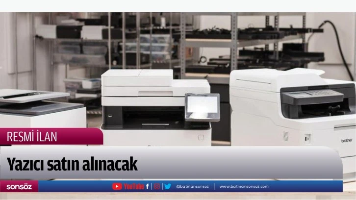 Yazıcı satın alınacak