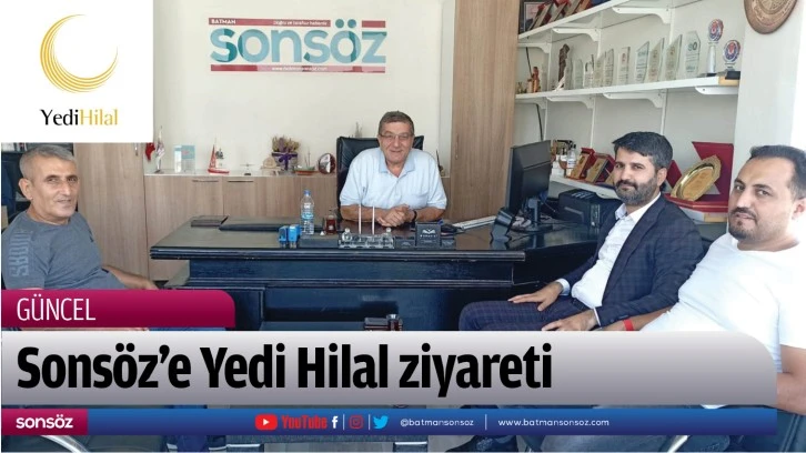 Sonsöz’e Yedi Hilal ziyareti