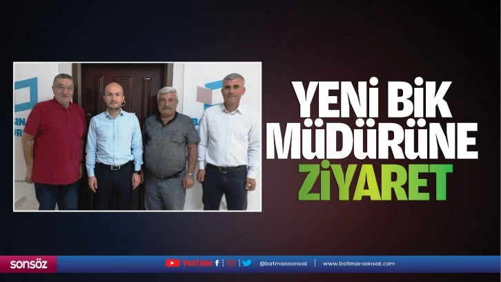 Yeni BİK müdürüne ziyaret…