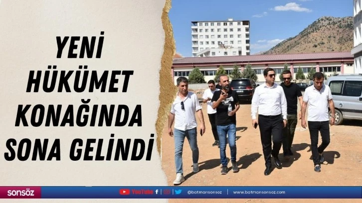 Yeni hükümet konağında sona gelindi