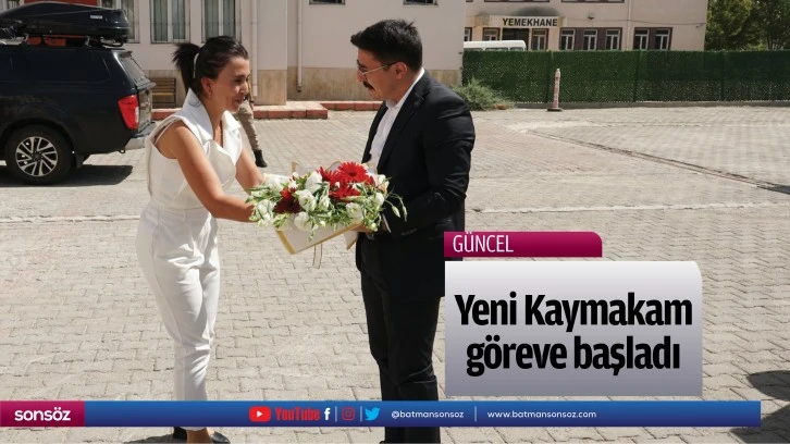 Yeni Kaymakam, göreve başladı