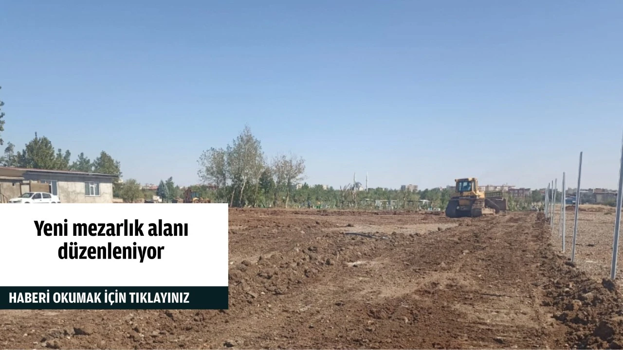 Yeni mezarlık alanı düzenleniyor