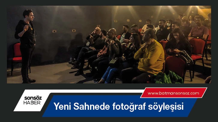 Yeni Sahnede fotoğraf söyleşisi