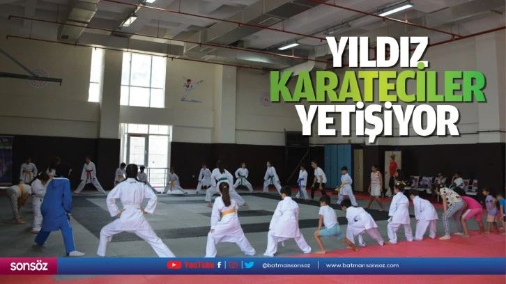 Yıldız karateciler yetişiyor