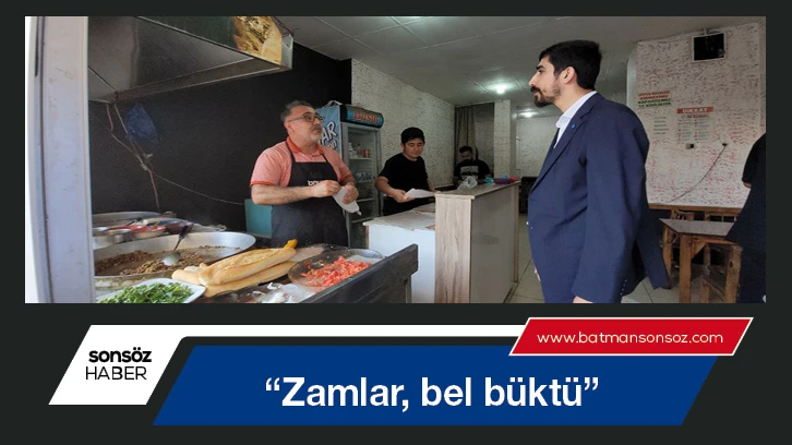 “Zamlar, bel büktü”