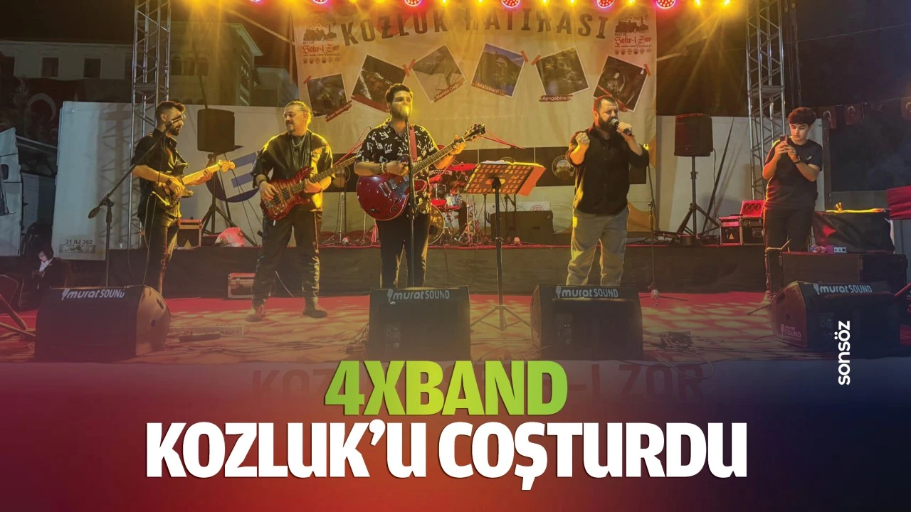 4XBAND, Kozluk’u coşturdu