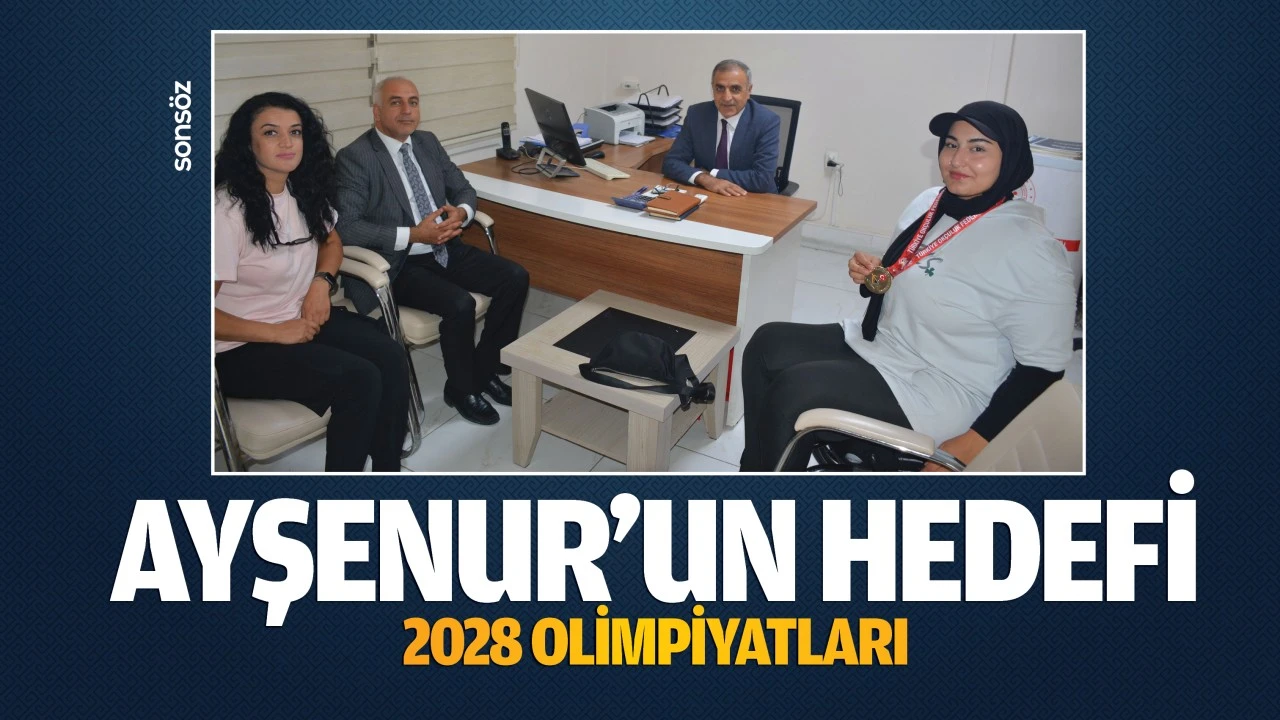 Ayşenur’un hedefi 2028 olimpiyatları…