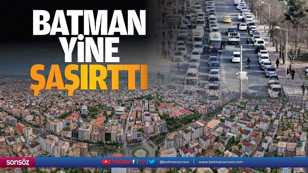 Batman'da araç sayısındaki son 5 yıldaki artış oranı şaşırttı!