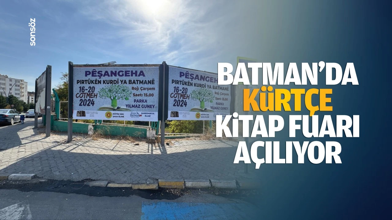 Batman’da Kürtçe Kitap Fuarı açılıyor