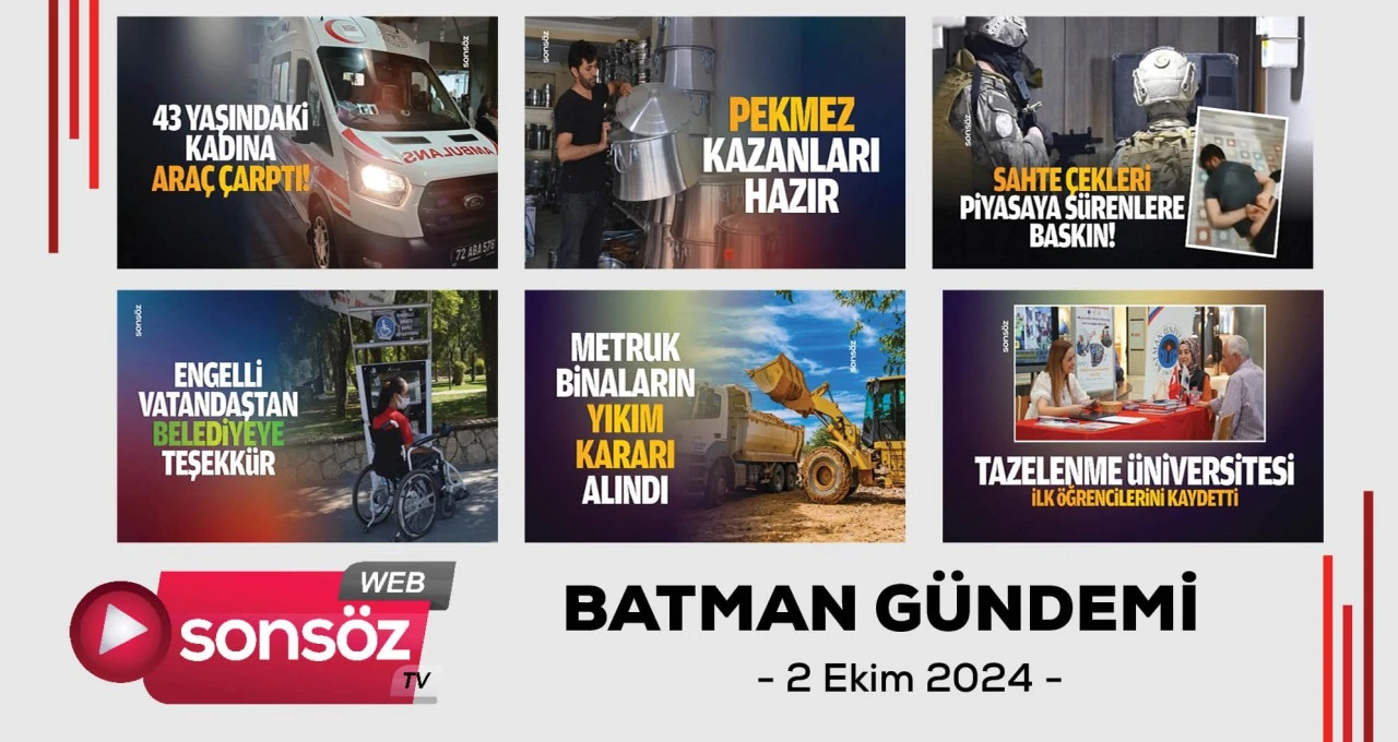 Batman Gündemi 2 Ekim 2024