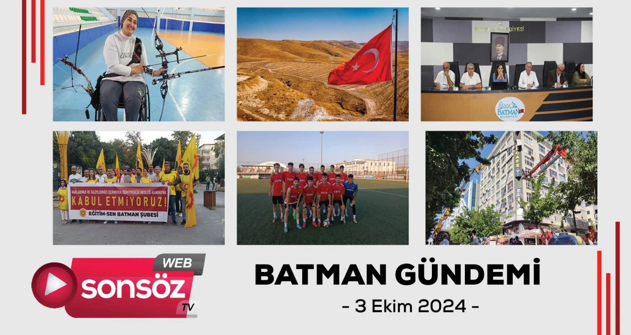 Batman Gündemi 3 Ekim 2024