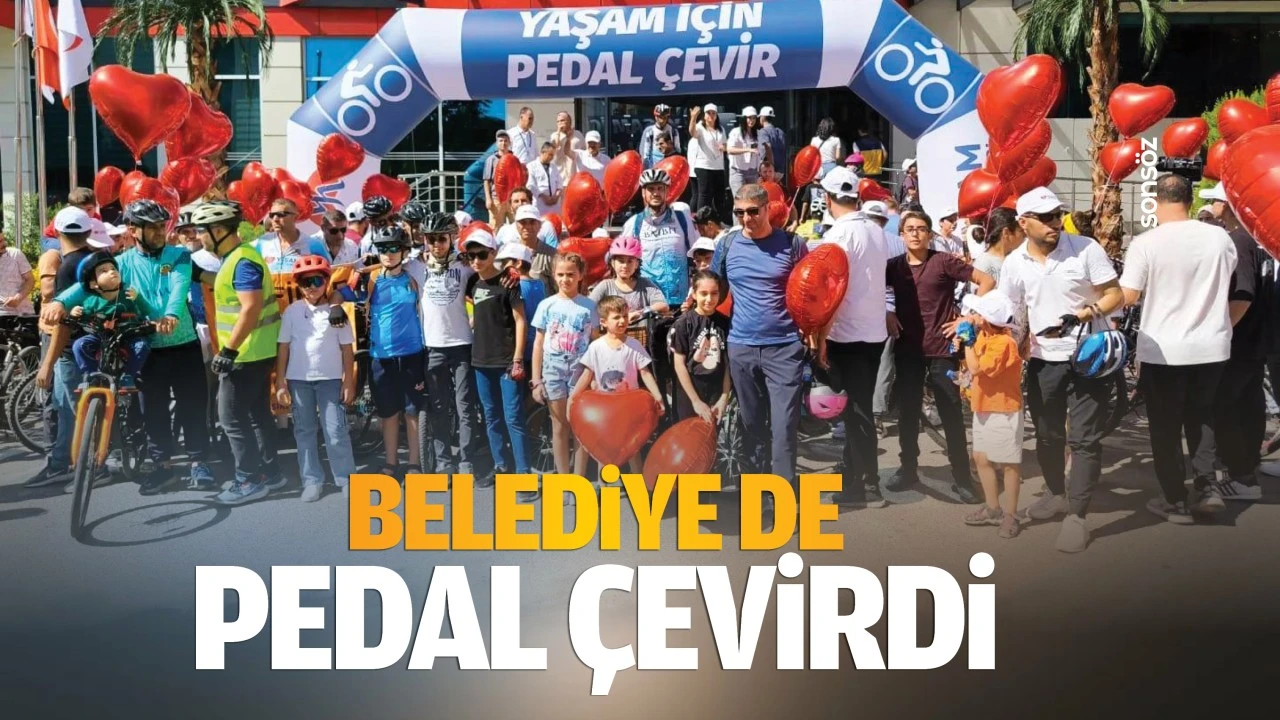 Belediye de pedal çevirdi