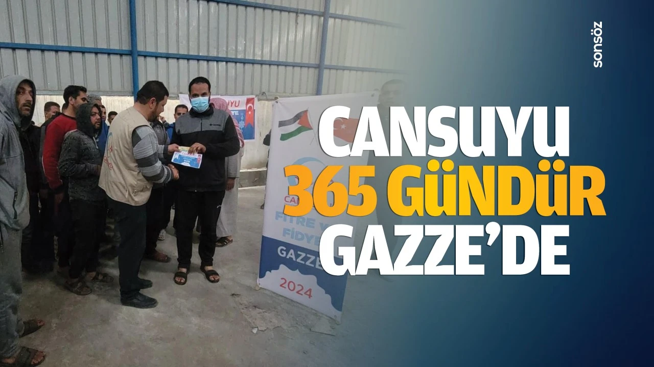 Cansuyu, 365 gündür Gazze’de…