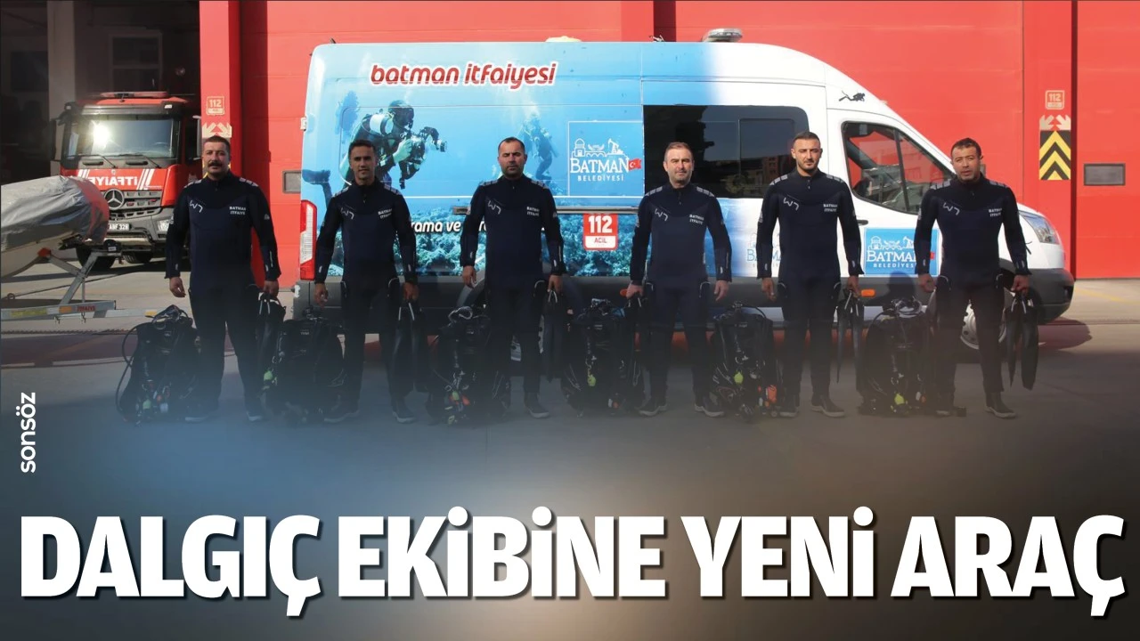 Dalgıç ekibine yeni araç alındı