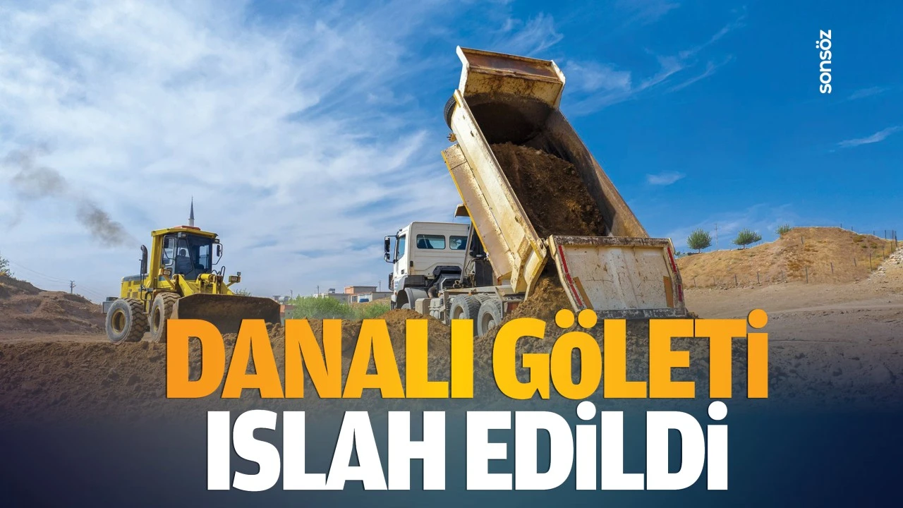 Danalı Göleti ıslah edildi