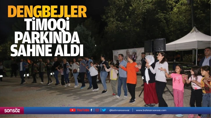 Dengbejler Timoqi Parkında sahne aldı