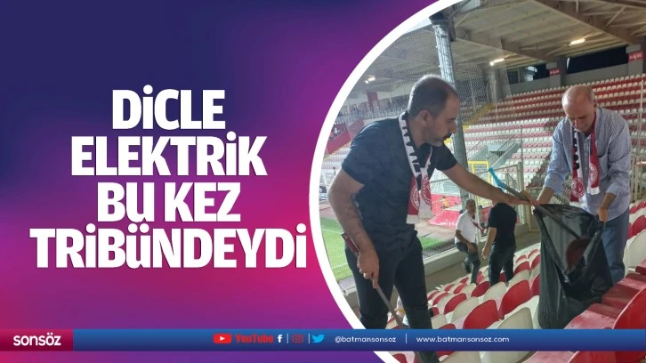 Dicle Elektrik, bu kez tribündeydi