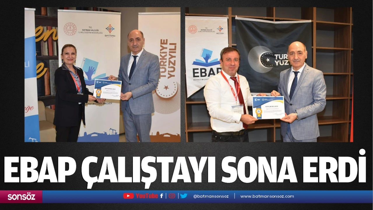 EBAP çalıştayı sona erdi