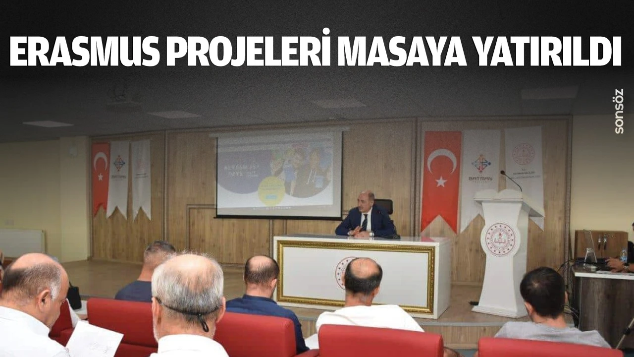 Erasmus projeleri masaya yatırıldı