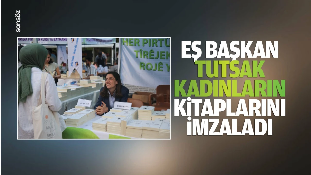 Eş Başkan, tutsak kadınların kitaplarını imzaladı