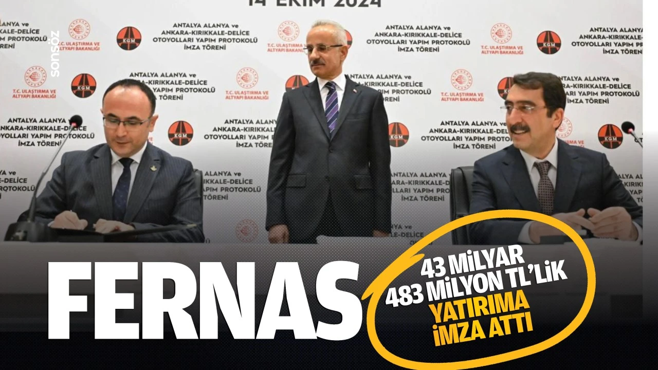 Fernas 43 milyar 483 milyon Tl’lik yatırıma imza attı