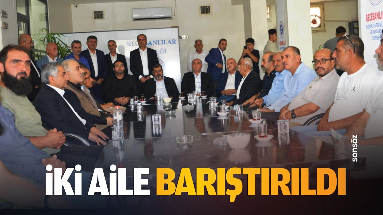 İki aile barıştırıldı