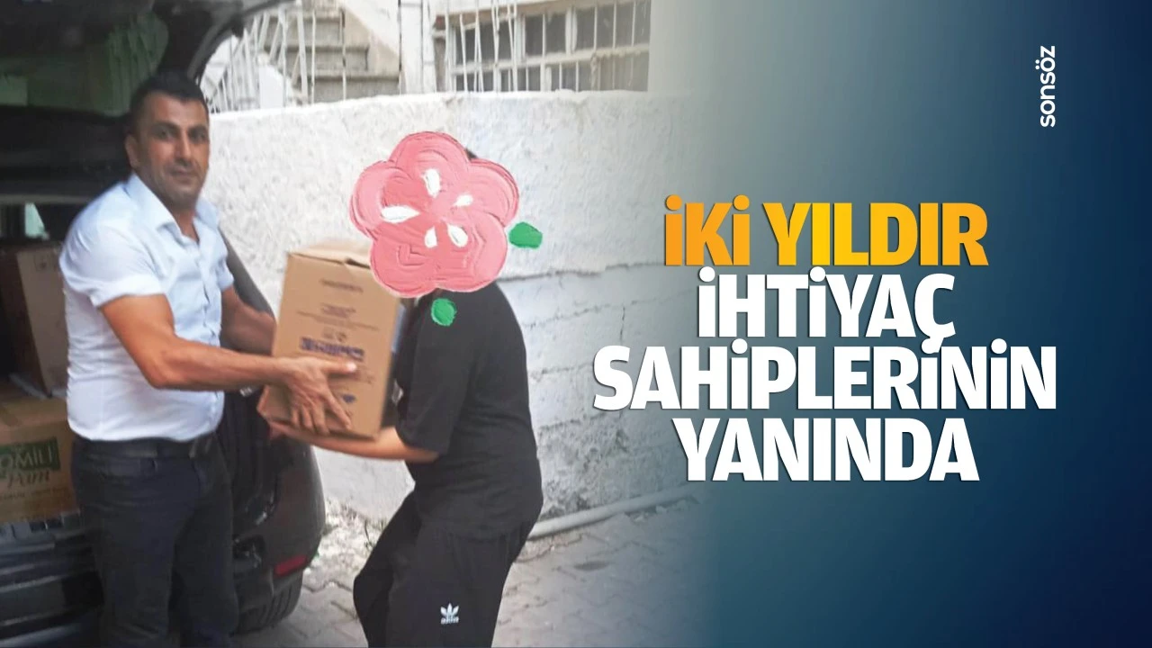 İki yıldır ihtiyaç sahiplerinin yanında…