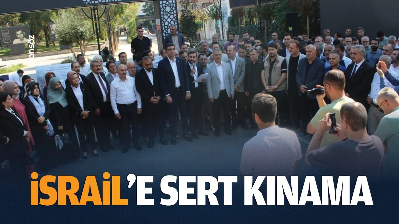 İsrail'e sert kınama