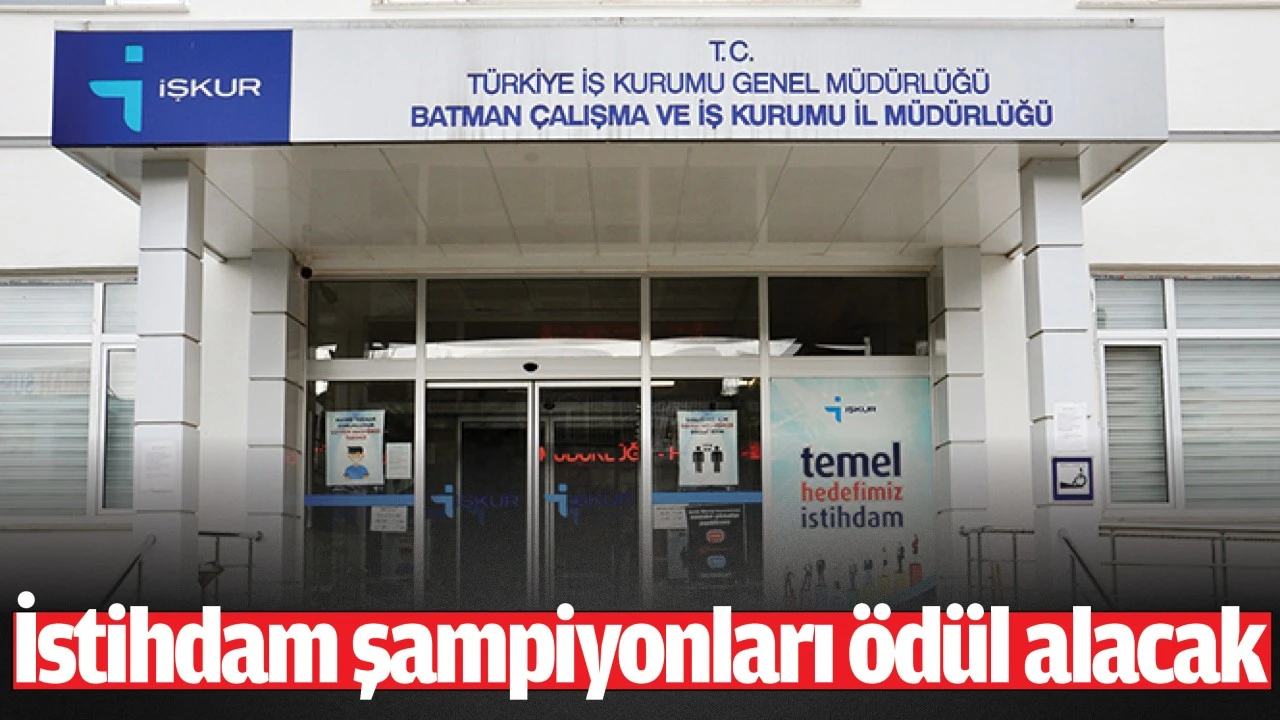 İstihdam şampiyonları ödül alacak