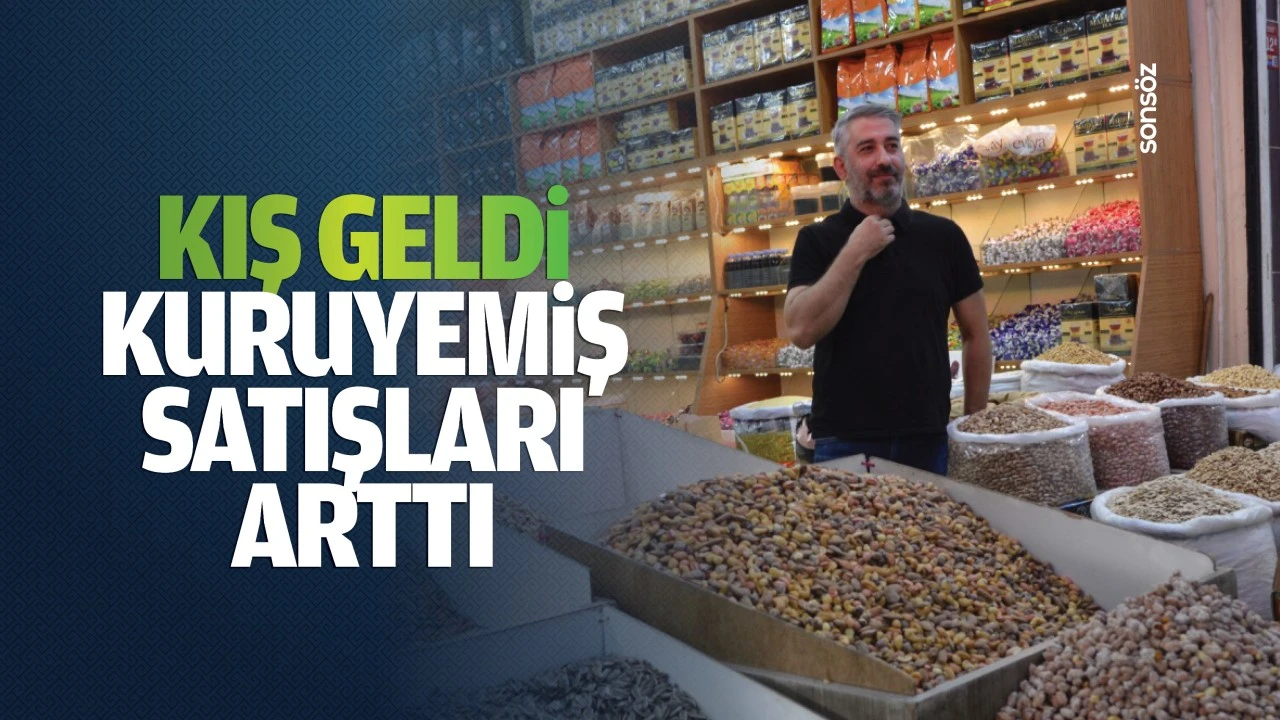 Kış geldi, kuruyemiş satışları arttı