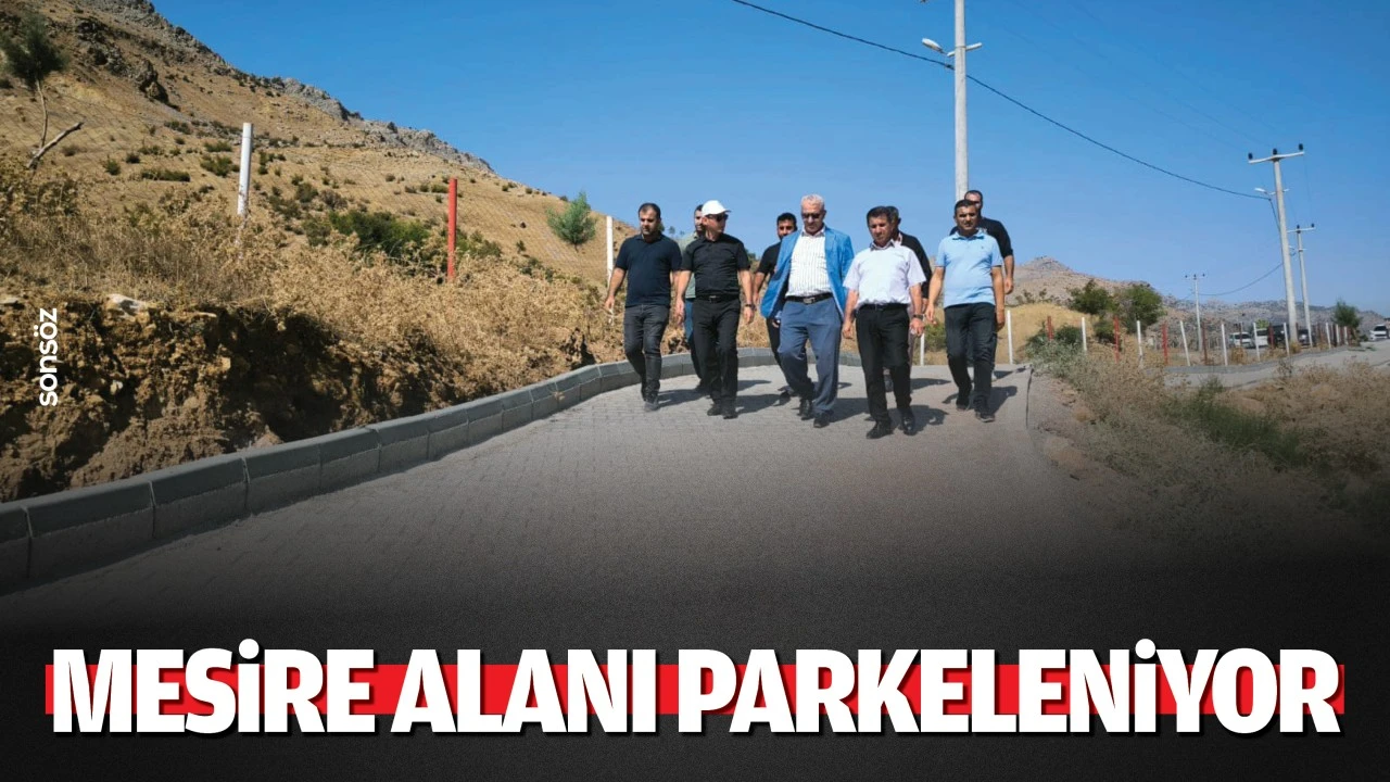 Mesire alanı parkeleniyor