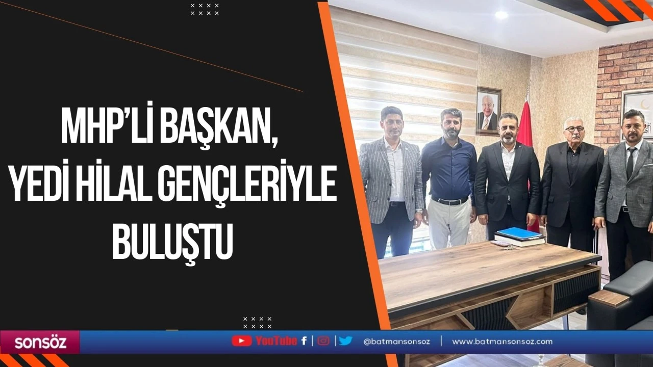 MHP’li başkan, Tarım Müdürüyle görüştü