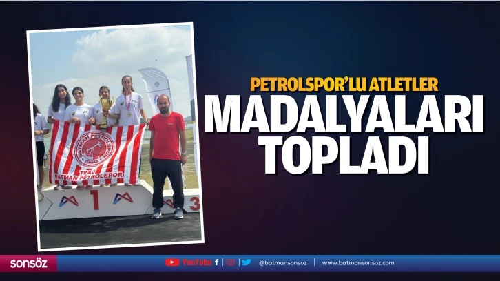 Petrolspor’lu atletler, madalyaları topladı