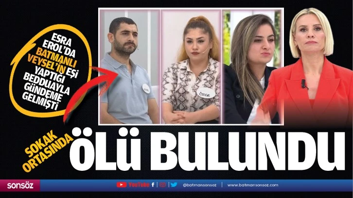 Sokak ortasında ölü bulundu