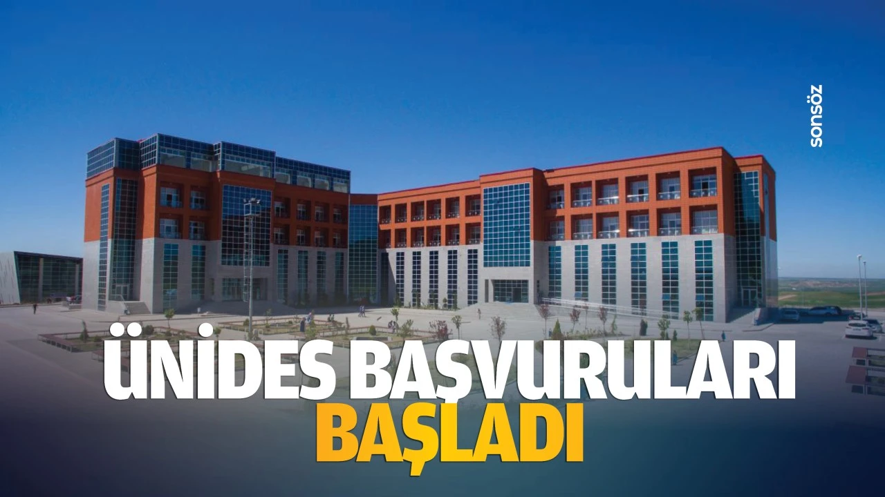 ÜNİDES başvuruları başladı