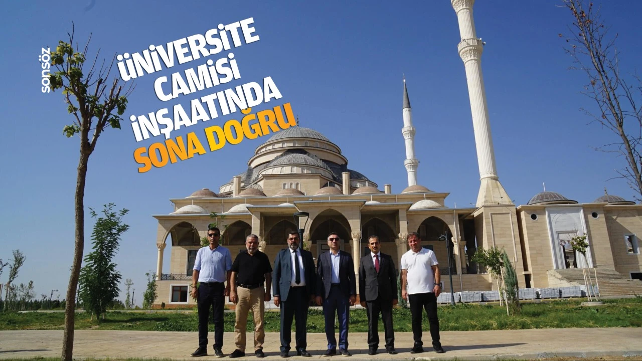 Üniversite camisi inşaatında sona doğru