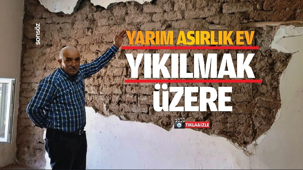 Yarım asırlık ev yıkılmak üzere