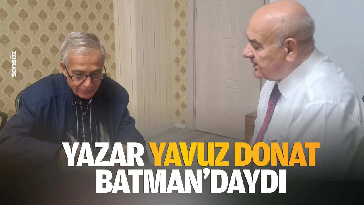 Yazar Yavuz Donat, Batman’daydı