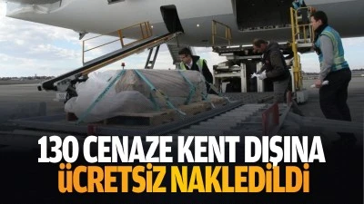 130 cenaze kent dışına ücretsiz nakledildi