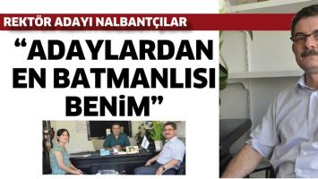 “ADAYLARDAN EN BATMANLISI BENİM”