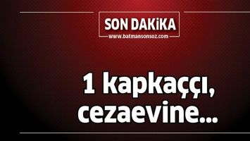 1 KAPKAÇÇI, CEZAEVİNE…