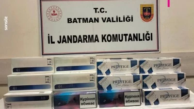 3 bin paket kaçak sigara ele geçirildi