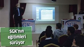 SGK’NIN EĞİTİMLERİ SÜRÜYOR