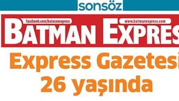 EXPRESS GAZETESİ 26 YAŞINDA